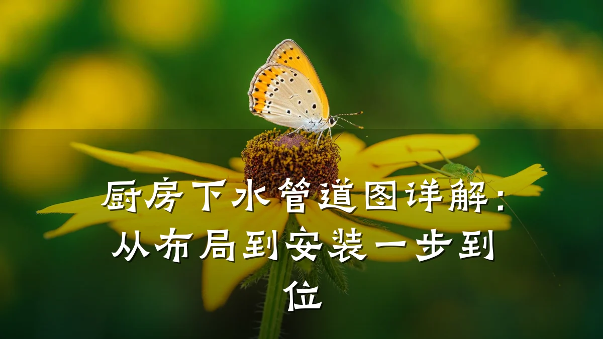 厨房下水管道图详解:从布局到安装一步到位