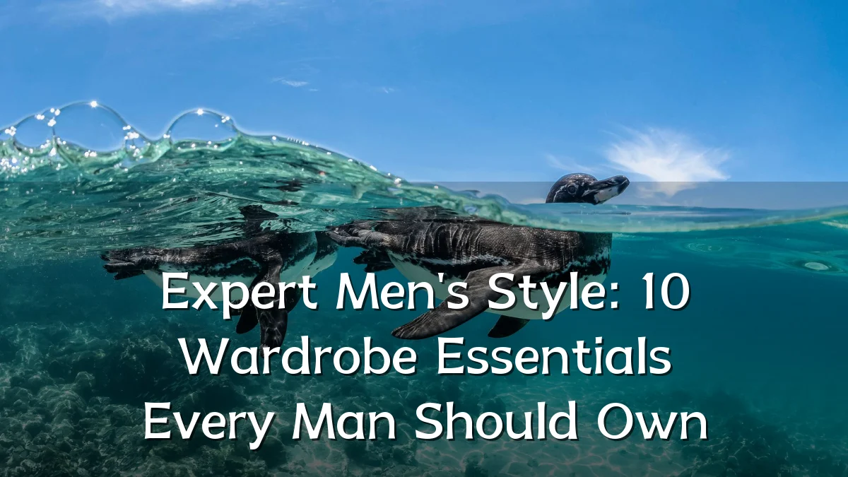 Expert Men's Style: 10 Wardrobe Essentials Every Man Should Own