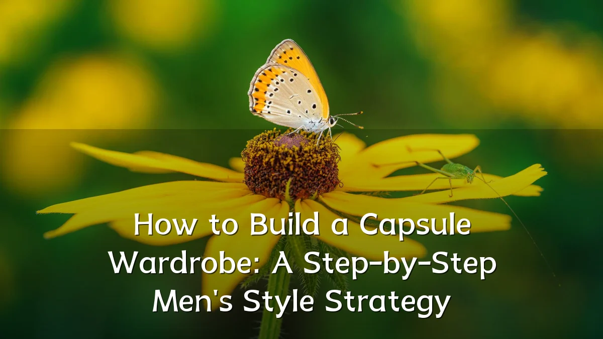 How to Build a Capsule Wardrobe: A Step-by-Step Men's Style Strategy