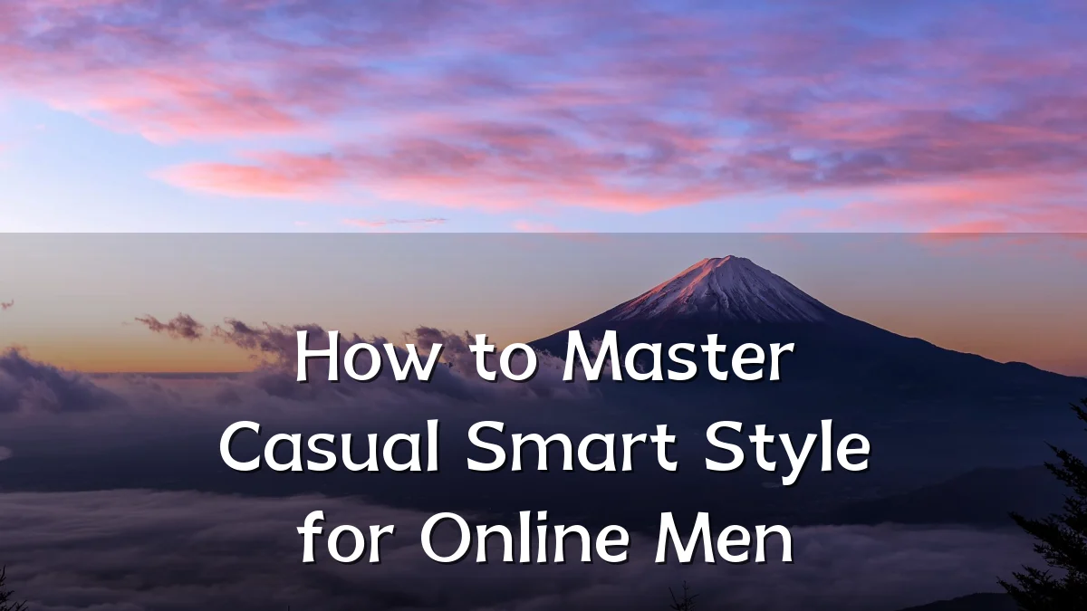 How to Master Casual Smart Style for Online Men