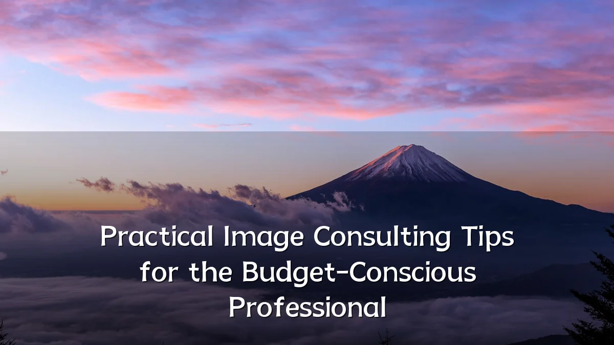 Practical Image Consulting Tips for the Budget-Conscious Professional