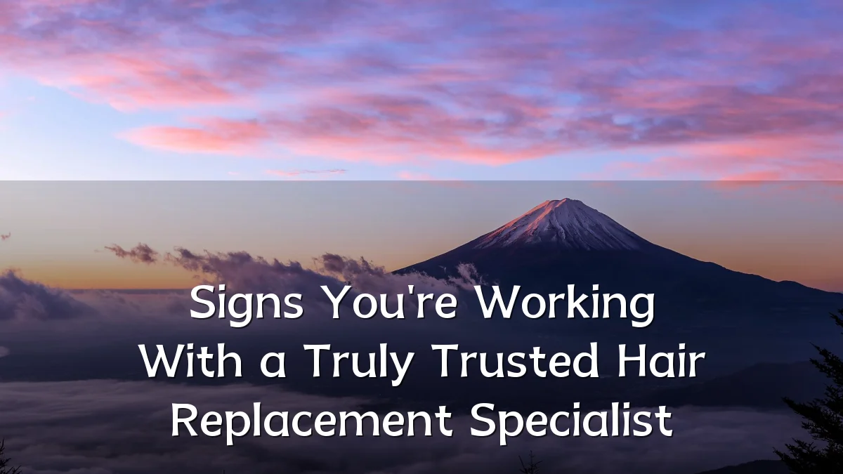 Signs You're Working With a Truly Trusted Hair Replacement Specialist