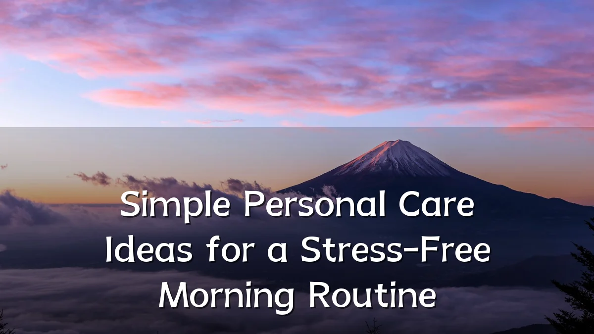 Simple Personal Care Ideas for a Stress-Free Morning Routine