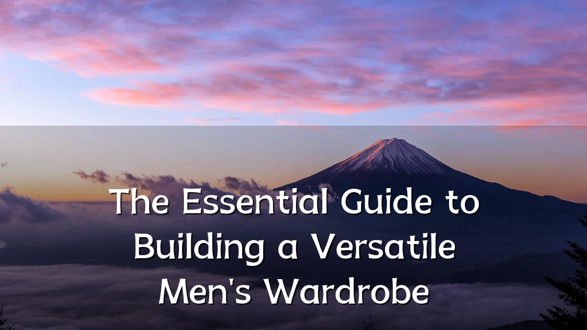 The Essential Guide to Building a Versatile Men's Wardrobe