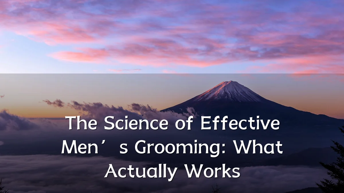 The Science of Effective Men’s Grooming: What Actually Works