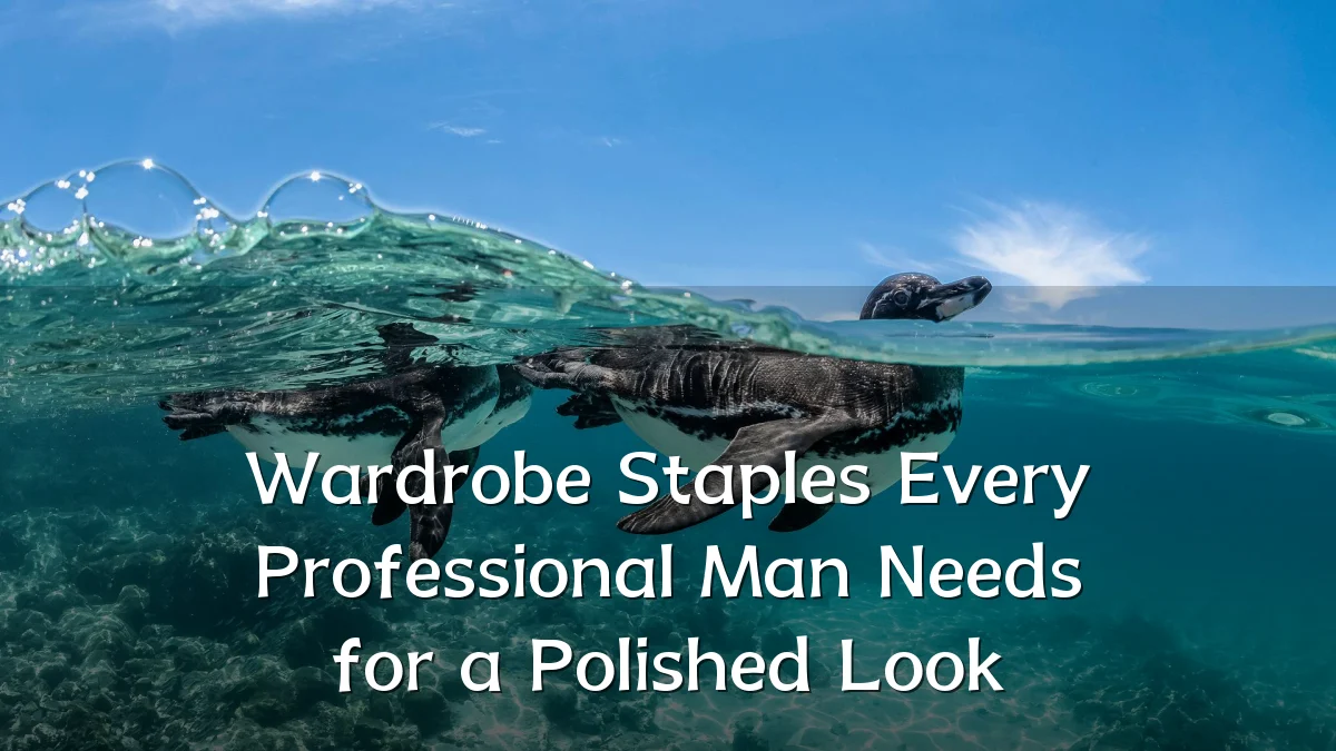 Wardrobe Staples Every Professional Man Needs for a Polished Look
