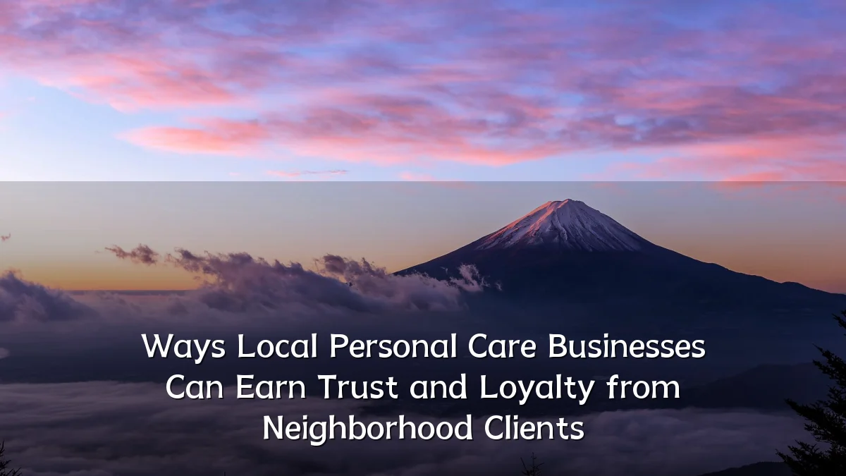 Ways Local Personal Care Businesses Can Earn Trust and Loyalty from Neighborhood Clients