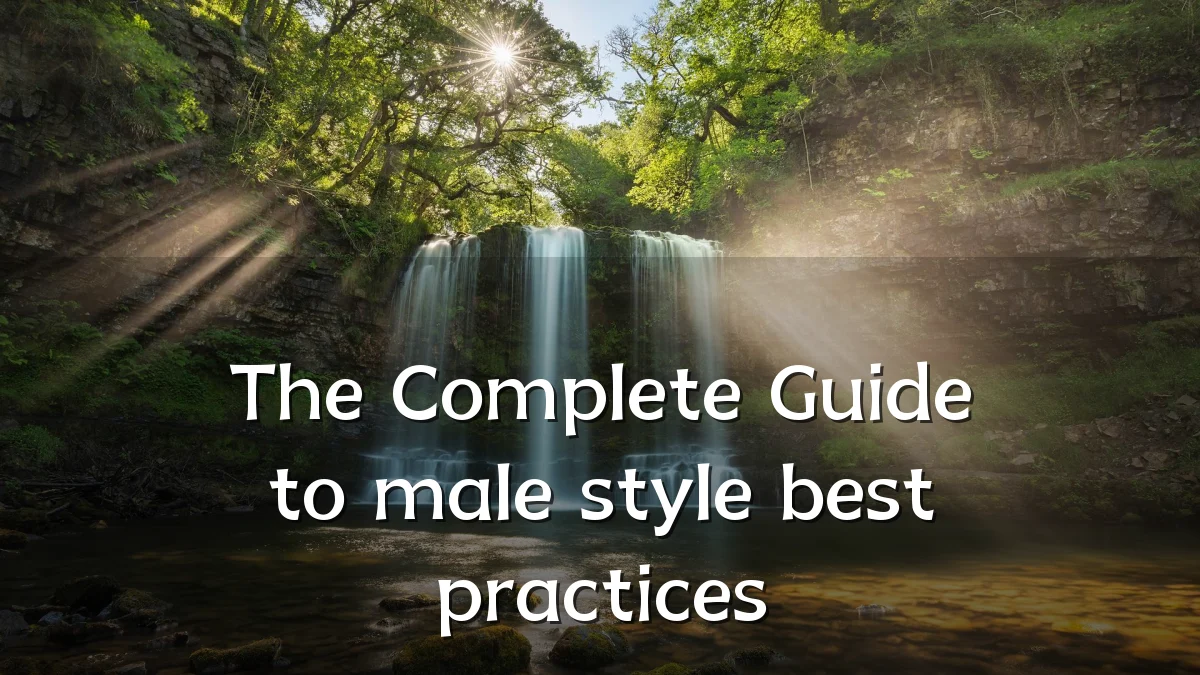 The Complete Guide to male style best practices