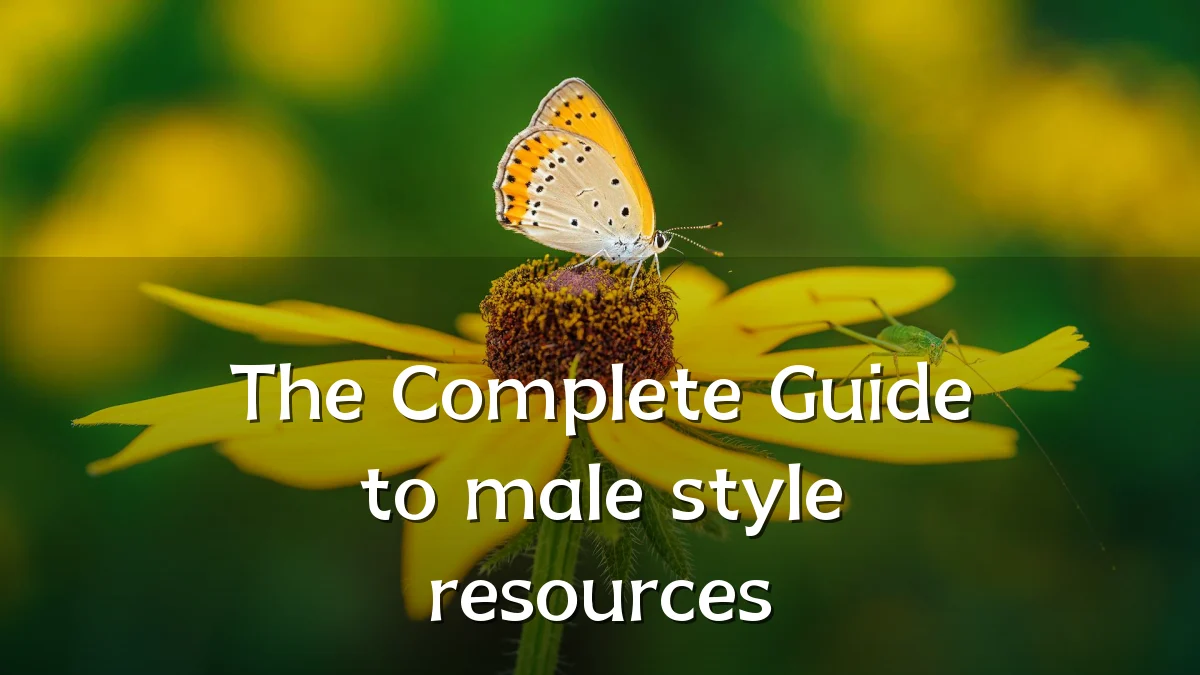 The Complete Guide to male style resources