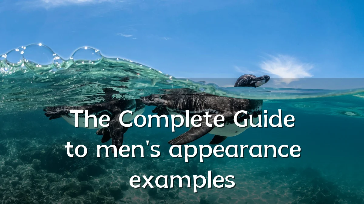 The Complete Guide to men's appearance examples
