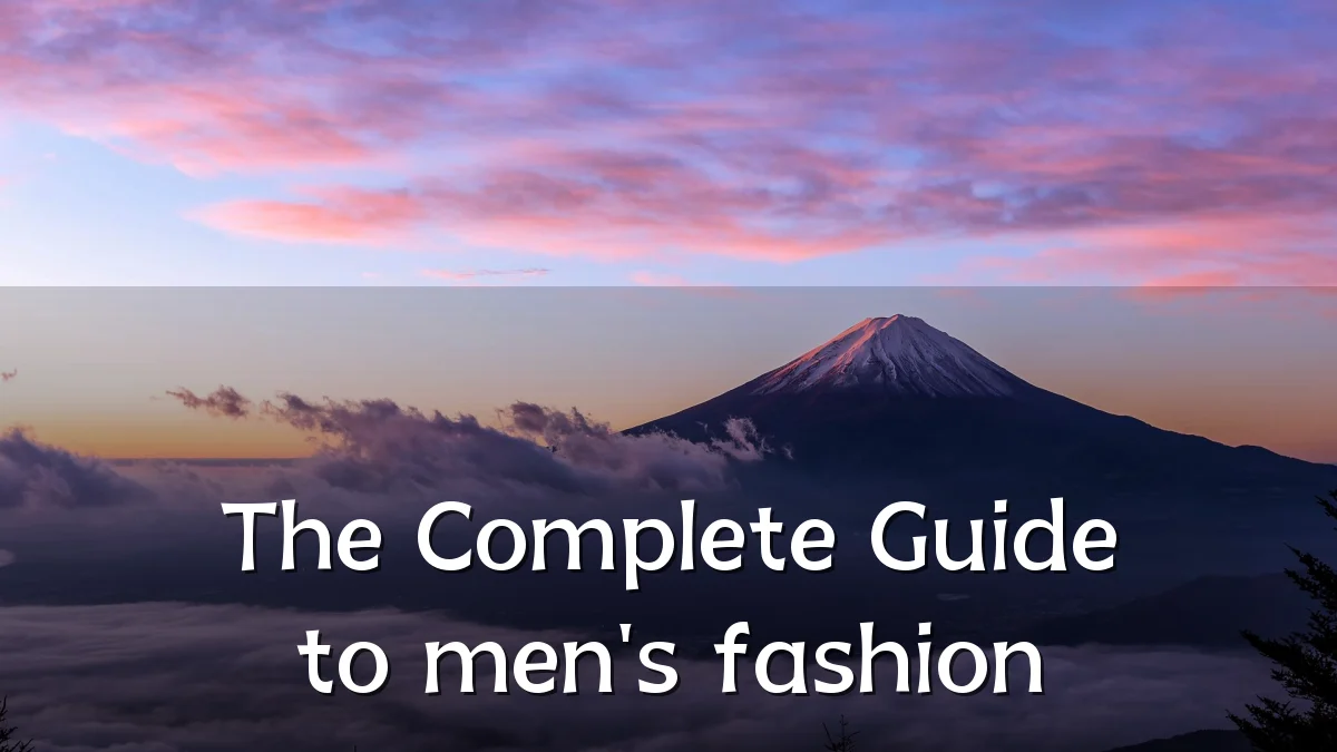 The Complete Guide to men's fashion