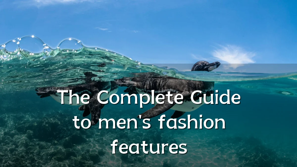 The Complete Guide to men's fashion features